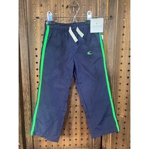 Carter's PlayWear Lined Track Pants Size 3T Navy Green Grey New With Tags